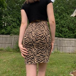 Animal print skirt 🤎